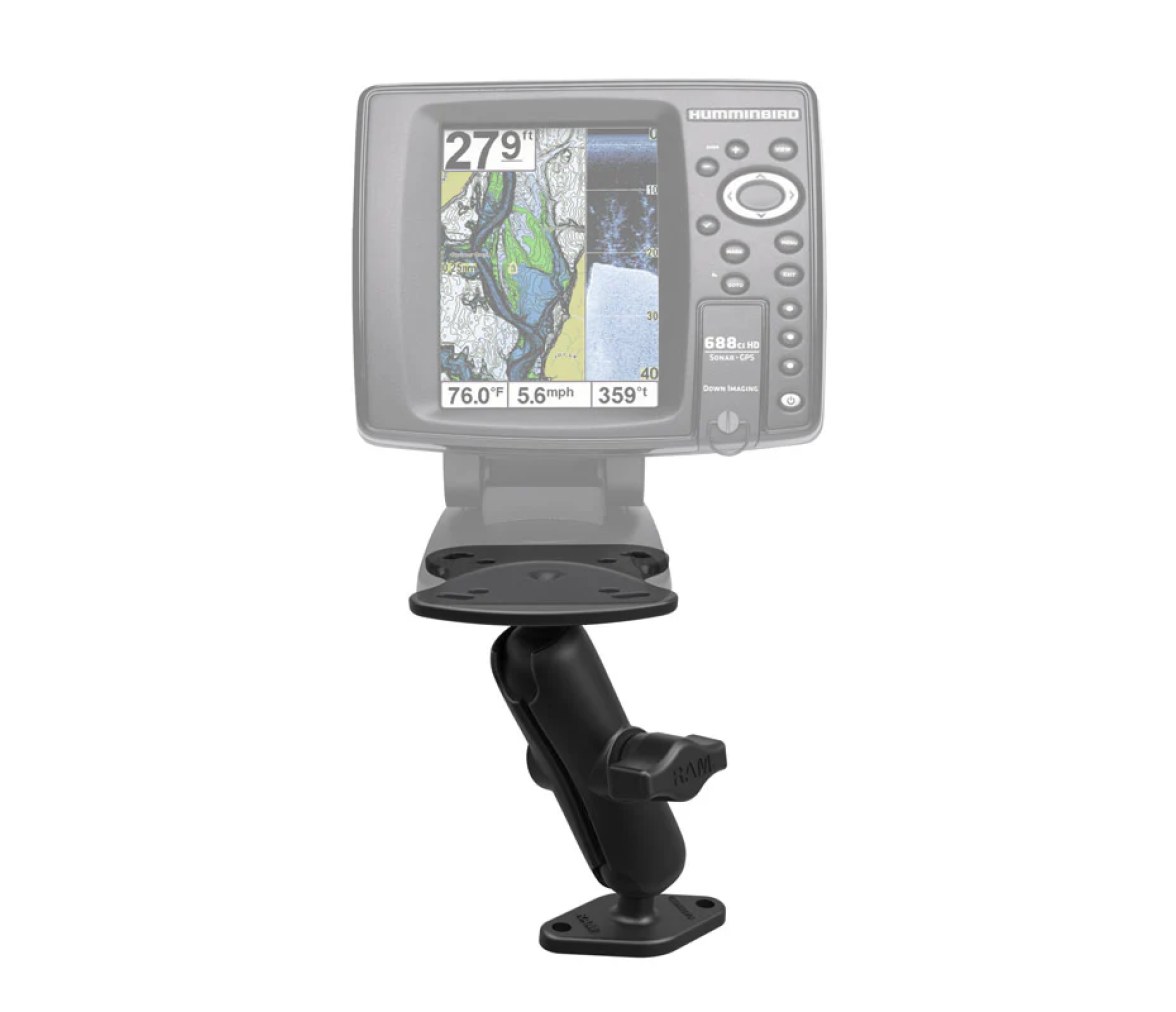 Soporte de placa diamante RAM para dispositivos Humminbird