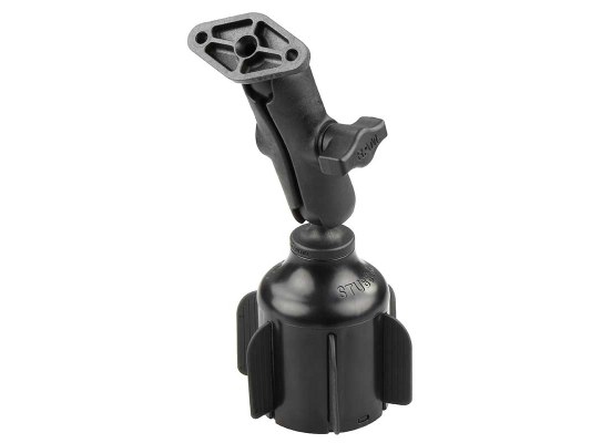 Soporte de portavasos RAM Stubby con placa diamante