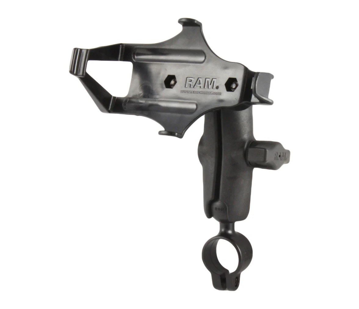 Soporte de raíl compuesto RAM de 1" para Garmin GPSMAP 196, 296, 396, 496 + más