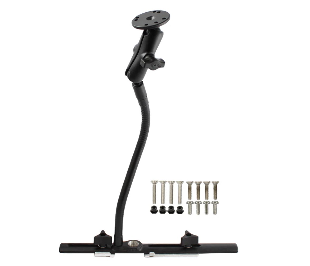Soporte de raíl de asiento Cessna con hardware de montaje Garmin