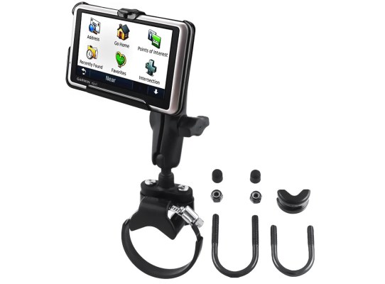 Soporte de raíl de doble bola RAM para Garmin nuvi 1300 Series + Más