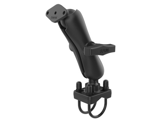 Soporte de raíl RAM con doble perno en U para raíles más grandes con placa diama Soporte de raíl RAM con doble perno en U para raíles más grandes con placa diama