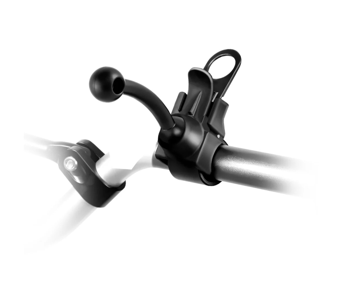Soporte de raíl RAM EZ-Strap con adaptador de doble bola RAM a Garmin