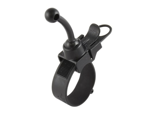Soporte de raíl RAM EZ-Strap con adaptador de doble bola RAM a Garmin