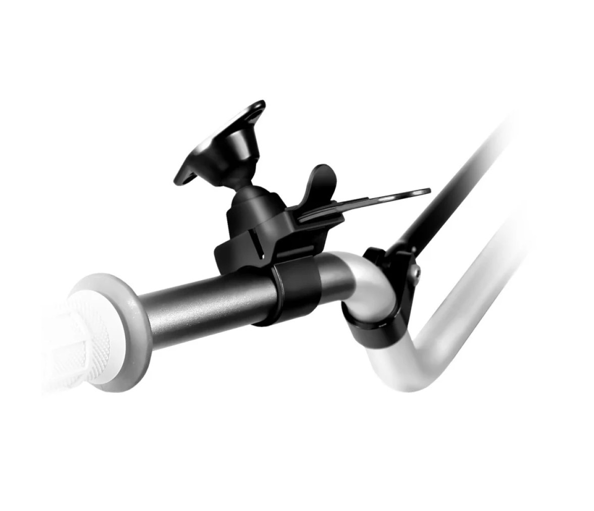 Soporte de raíl RAM EZ-Strap con doble bola y adaptador de base diamante
