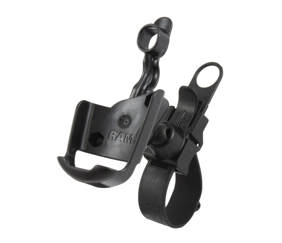 Soporte de raíl RAM EZ-Strap para Garmin Astro 220, GPS 60, serie GPSMAP 60