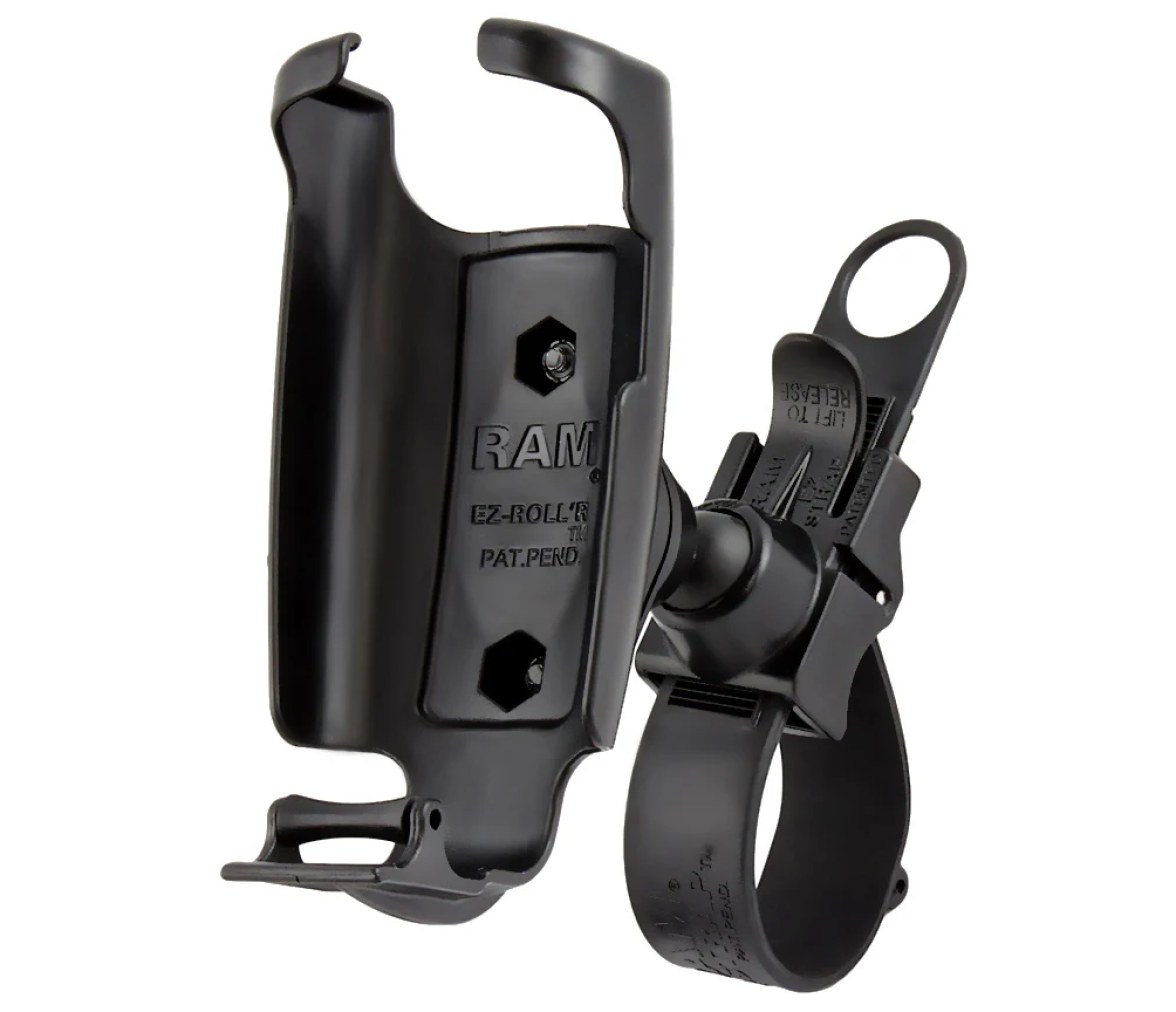 Soporte de raíl RAM EZ-Strap para Garmin Astro 320, GPSMAP 62 y serie 64