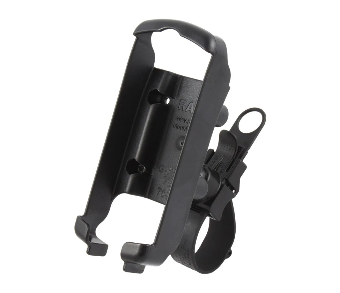 Soporte de raíl RAM EZ-Strap para Garmin GPSMAP 76C Series y 96, 96C