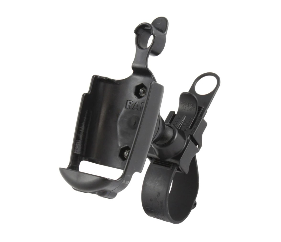 Soporte de raíl RAM EZ-Strap para Garmin Rino 520, 520HCx, 530 y 530HCx