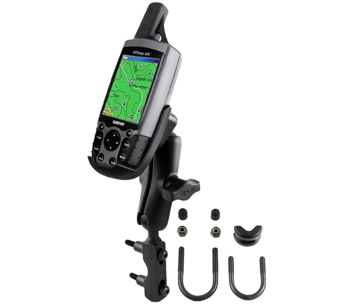 Soporte de RAM para depósito de freno/embrague para Garmin Astro 220, GPS 60 + m
