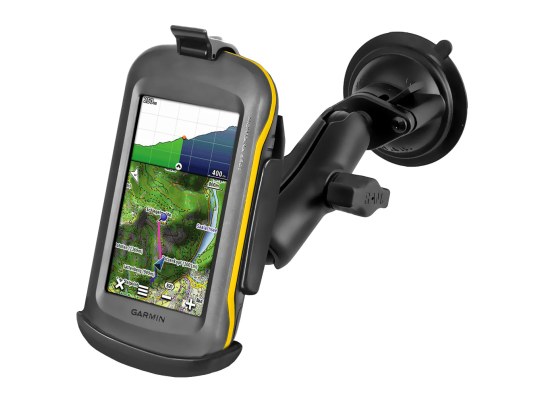Soporte de succión compuesto RAM Twist-Lock para Garmin Montana 600 + más Soporte de succión compuesto RAM Twist-Lock para Garmin Montana 600 + más
