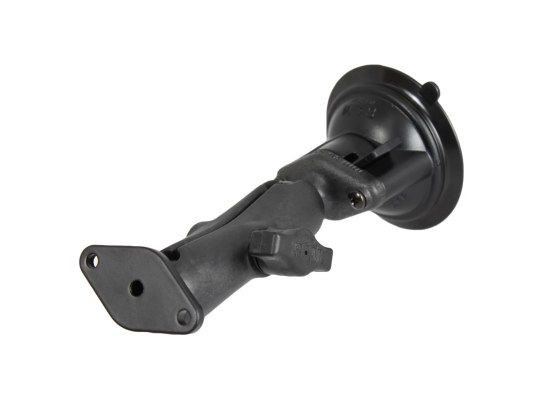 Soporte de ventosa compuesto RAM Twist-Lock con placa diamante de aluminio