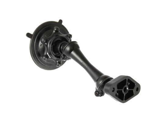 Soporte de Ventosa con Brazo de Doble Rótula Larga y Placa Diamante RAM Snap-Lin