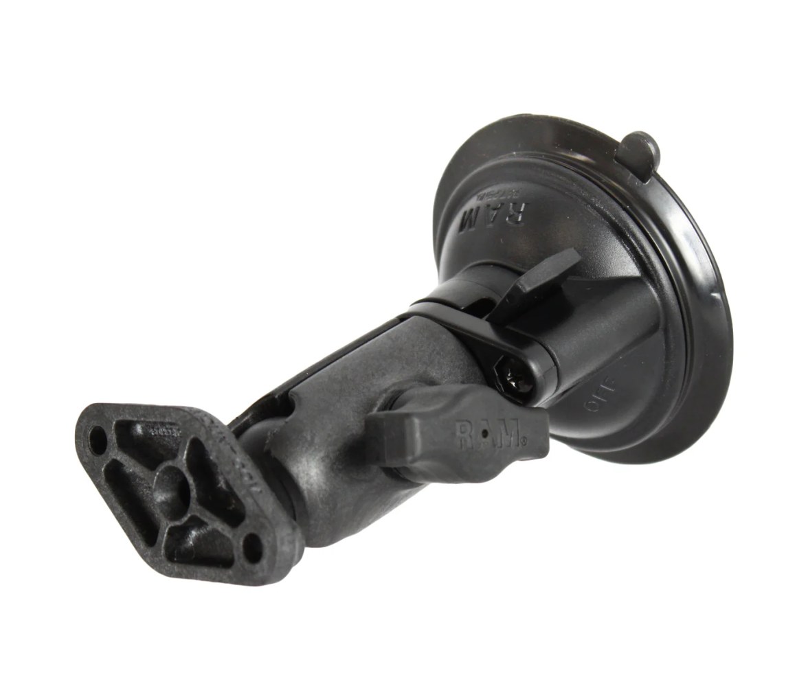 Soporte de ventosa con placa diamante y giro de RAM Twist-Lock