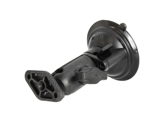 Soporte de ventosa con placa diamante y giro de RAM Twist-Lock