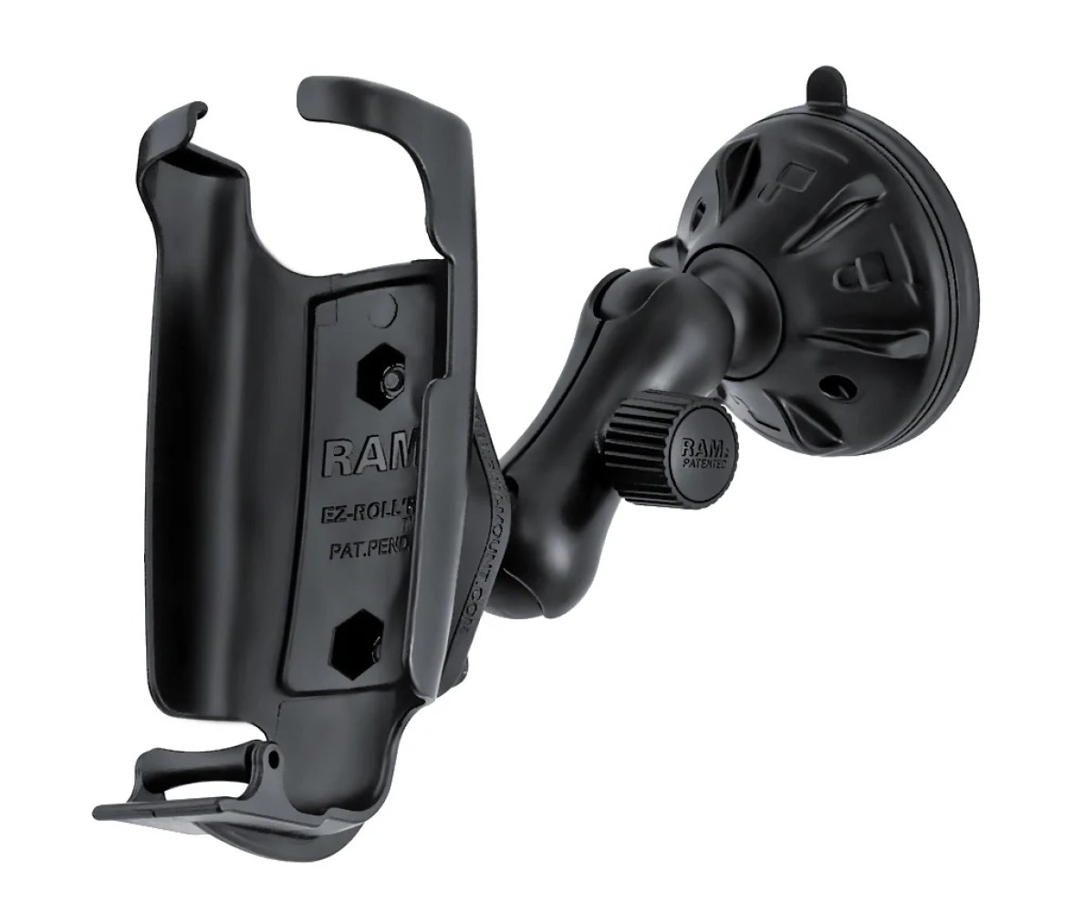 Soporte de ventosa de bajo perfil con cerradura Twist-Lock para Garmin Astro 320