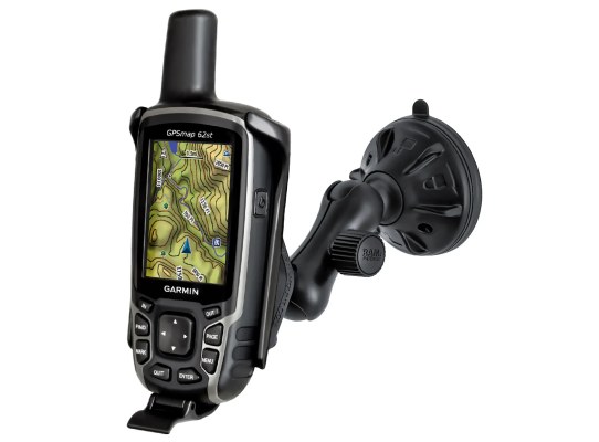 Soporte de ventosa de bajo perfil con cerradura Twist-Lock para Garmin Astro 320 Soporte de ventosa de bajo perfil con cerradura Twist-Lock para Garmin Astro 320