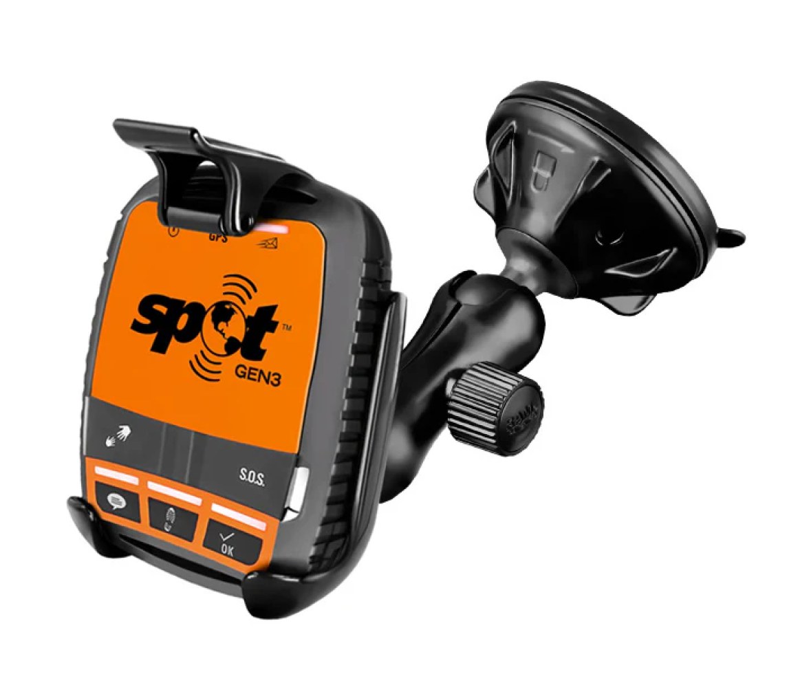 Soporte de Ventosa de Bajo Perfil con Mecanismo Twist-Lock para SPOT Gen3