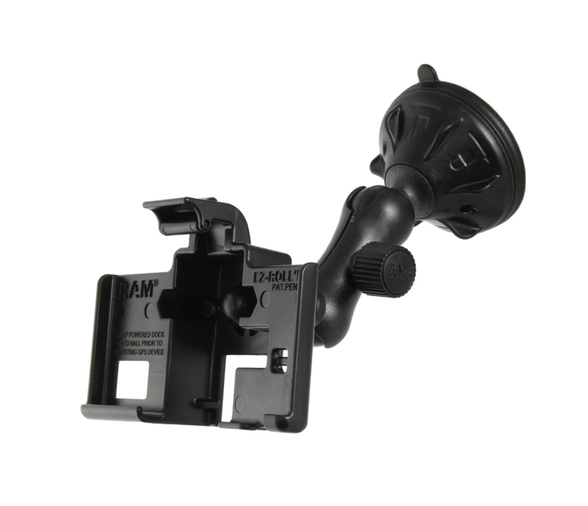 Soporte de Ventosa de Bajo Perfil con Mecanismo Twist-Lock para Garmin nuvi 3450