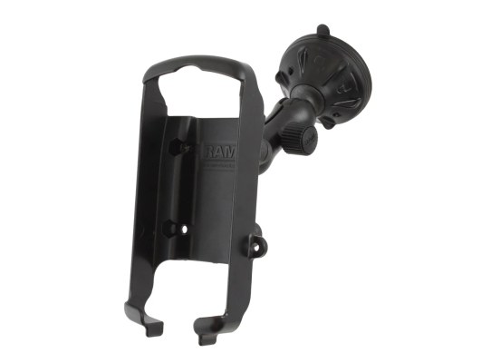 Soporte de ventosa de bajo perfil RAM Twist-Lock para Garmin GPS 72, 76 + más Soporte de ventosa de bajo perfil RAM Twist-Lock para Garmin GPS 72, 76 + más