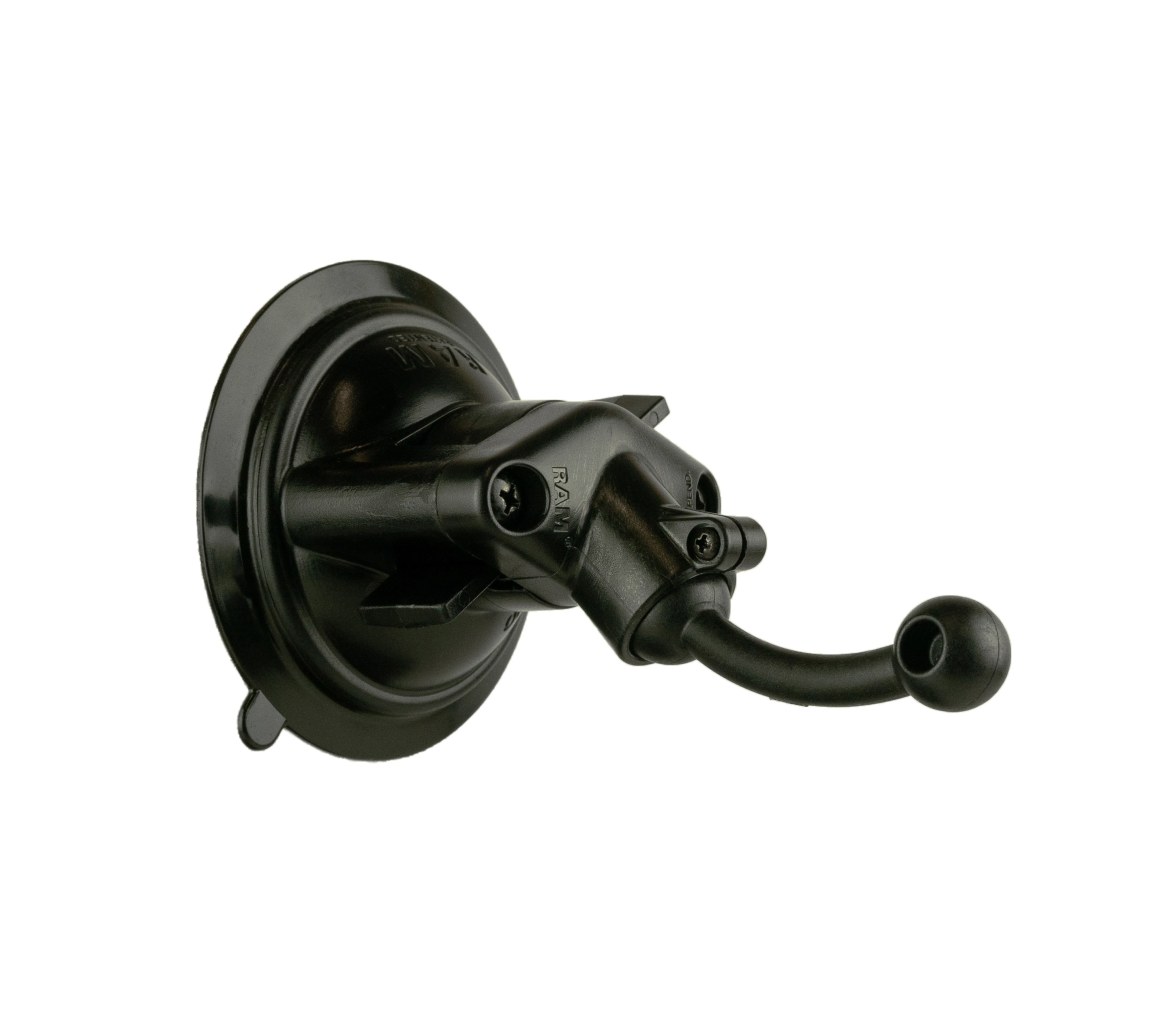Soporte de ventosa RAM Twist-Lock con bola de 17 mm para Garmin (Drive + More)