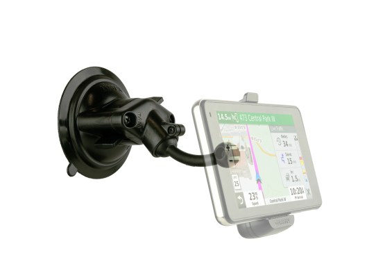 Soporte de ventosa RAM Twist-Lock con bola de 17 mm para Garmin (Drive + More) Soporte de ventosa RAM Twist-Lock con bola de 17 mm para Garmin (Drive + More)