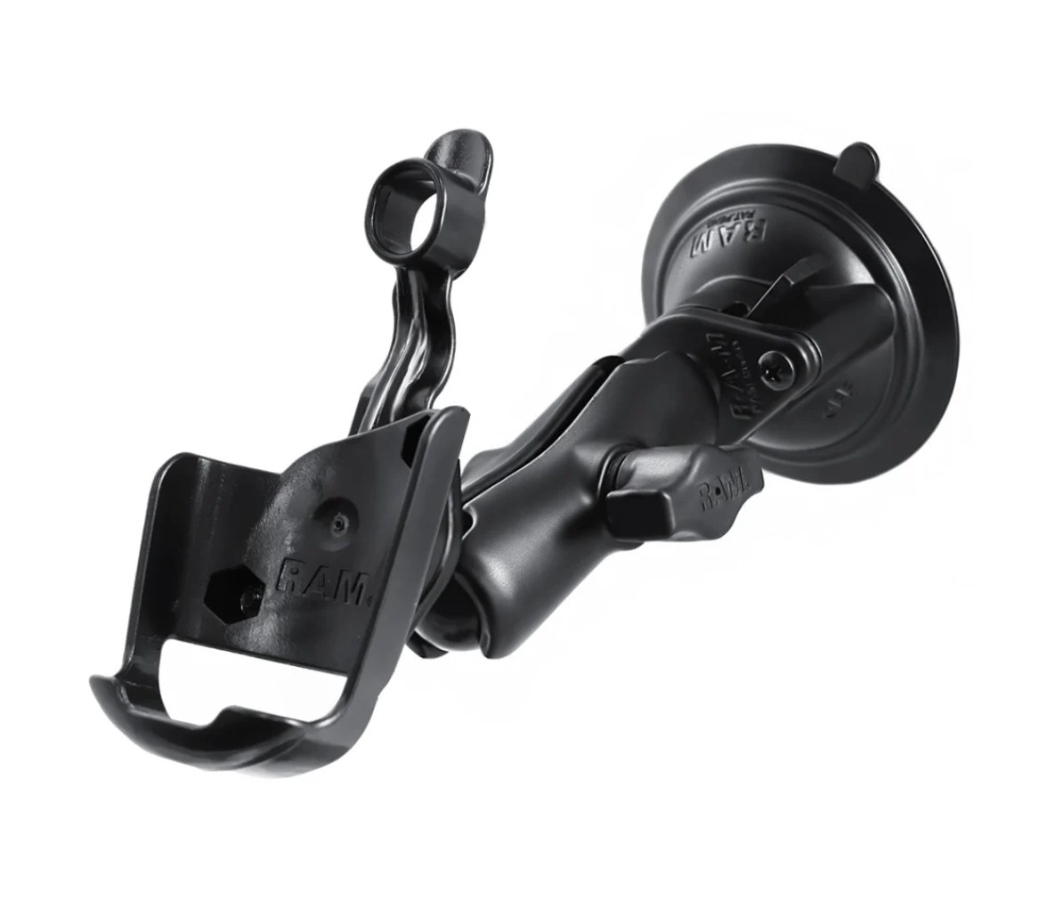 Soporte de ventosa RAM Twist-Lock para Garmin Astro 220, GPS 60 + más