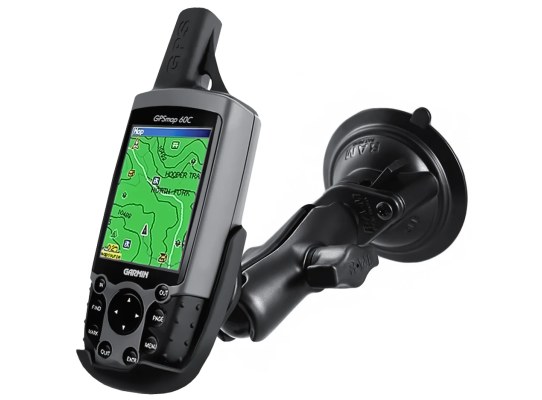 Soporte de ventosa RAM Twist-Lock para Garmin Astro 220, GPS 60 + más Soporte de ventosa RAM Twist-Lock para Garmin Astro 220, GPS 60 + más