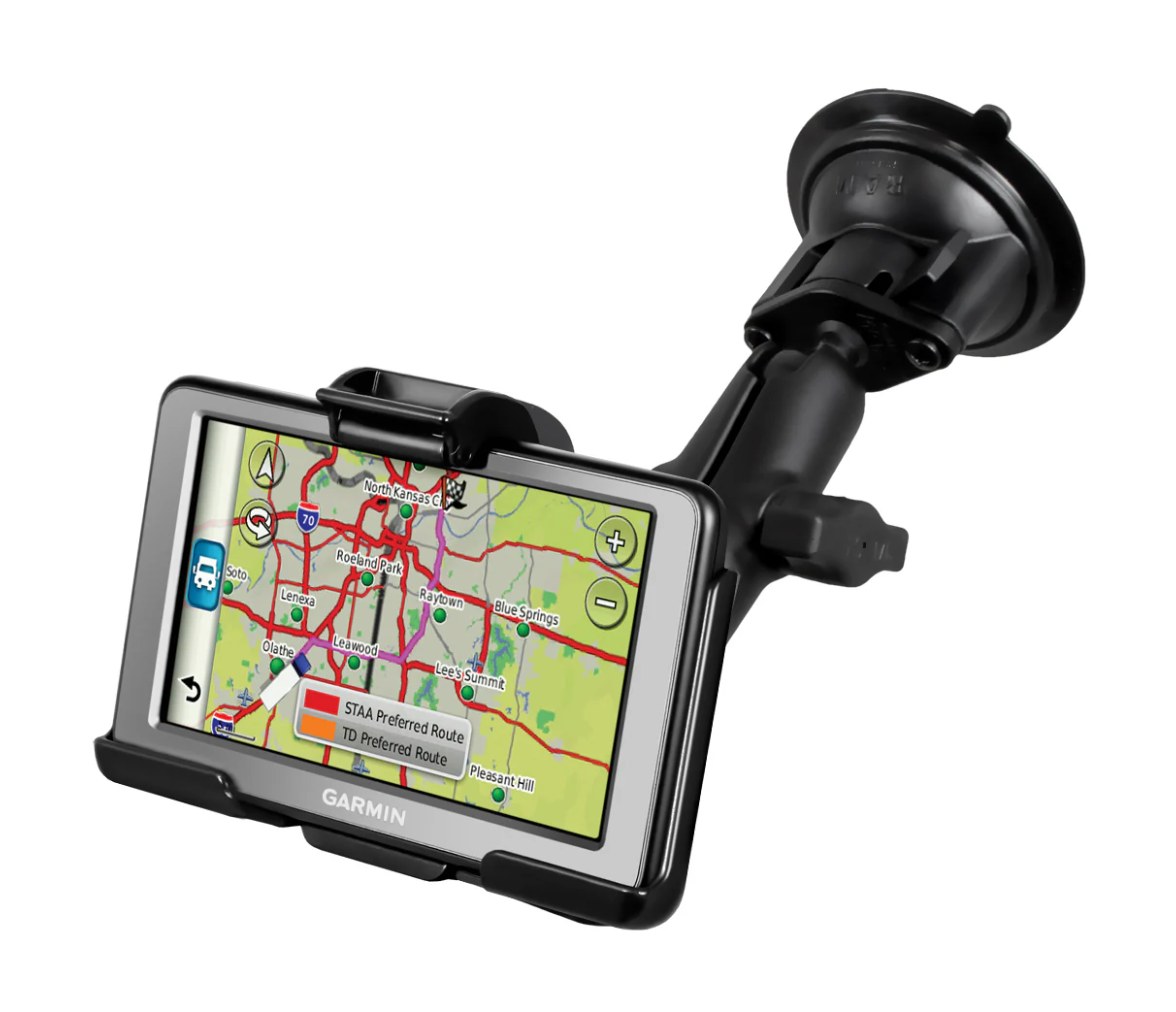 Soporte de ventosa RAM Twist-Lock para Garmin dezl 560LMT y 560LT
