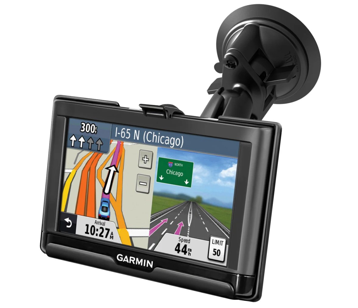 Soporte de ventosa RAM Twist-Lock para Garmin nuvi 52, 54, 55, 56 y 58