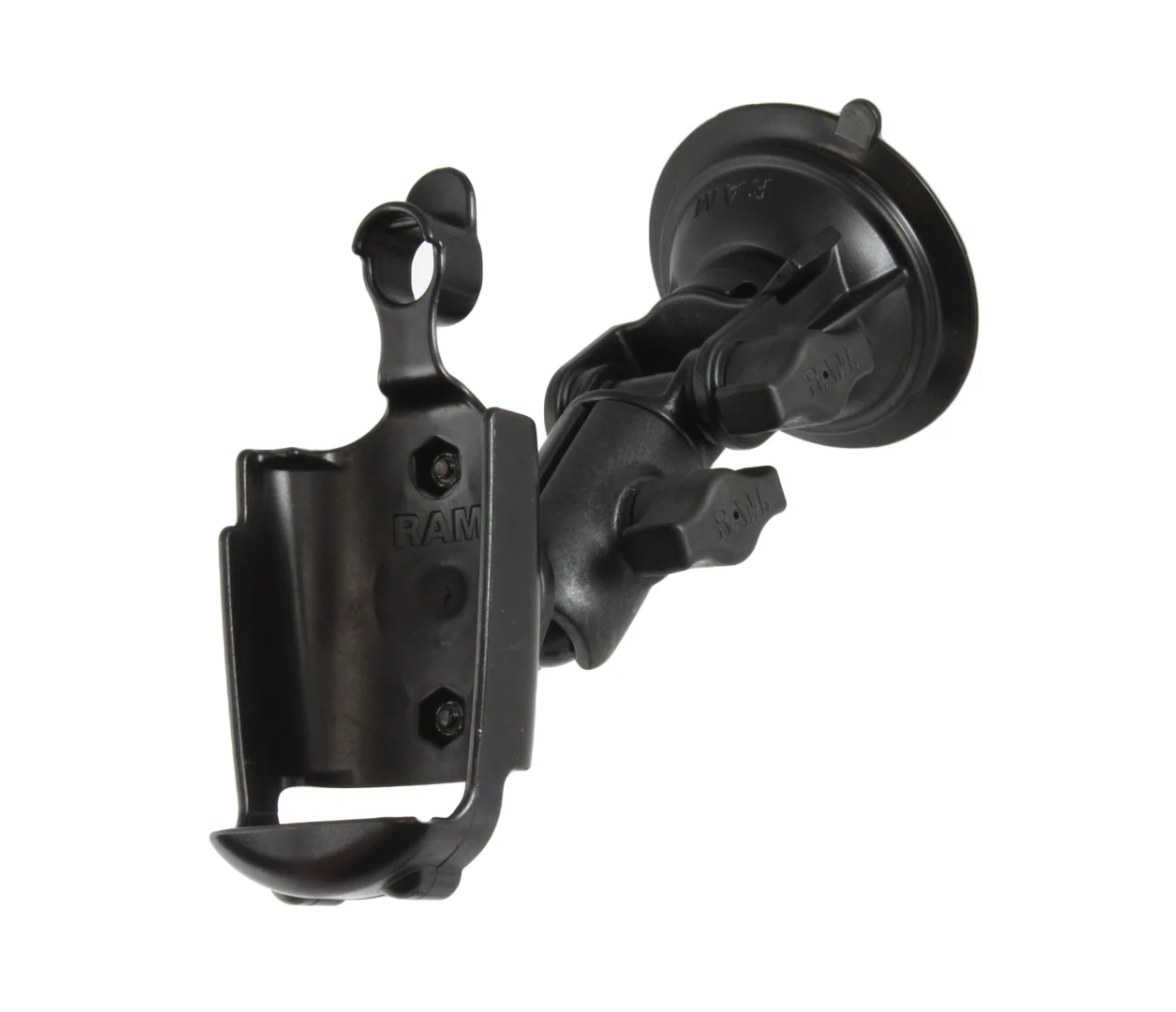 Soporte de ventosa RAM Twist-Lock para Garmin Rino 520, 520HCx, 530 y 530HCx
