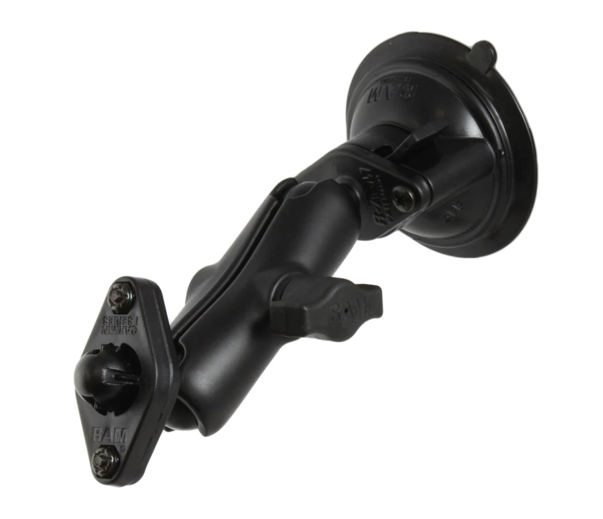 Soporte de ventosa RAM Twist-Lock para Garmin StreetPilot c530 + más