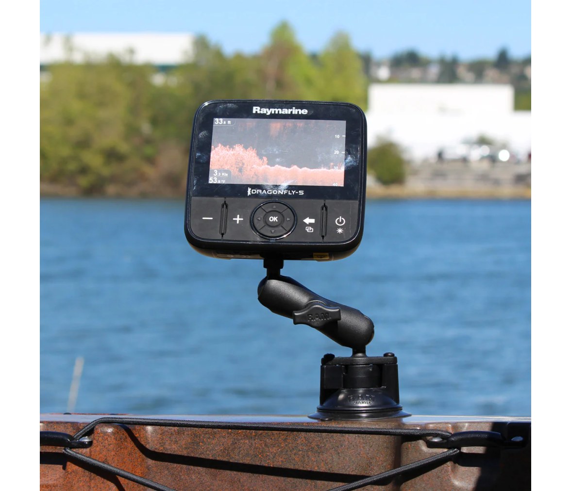 Soporte de ventosa RAM Twist-Lock para Raymarine Dragonfly