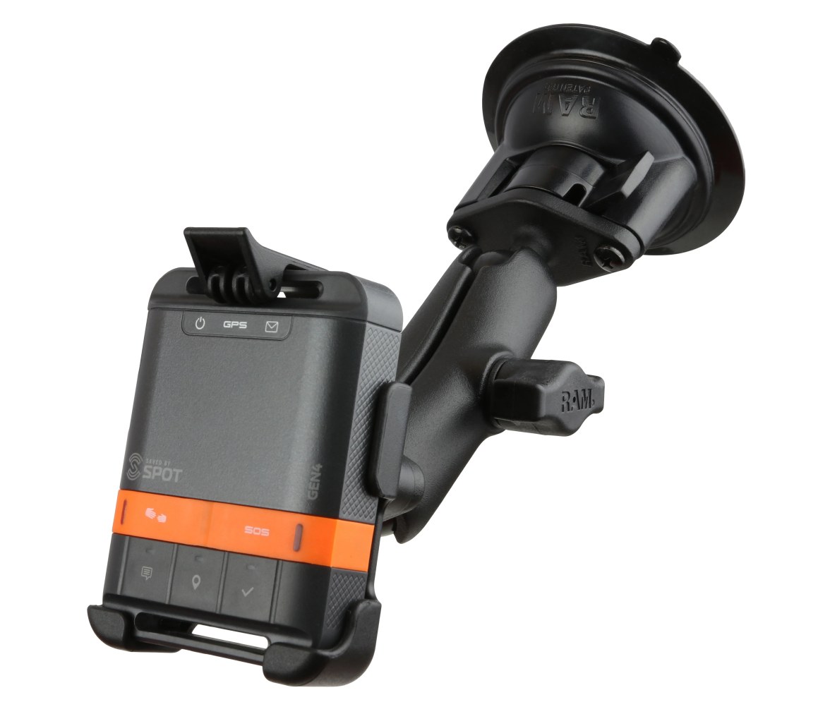 Soporte de ventosa RAM Twist-Lock para SPOT Gen4