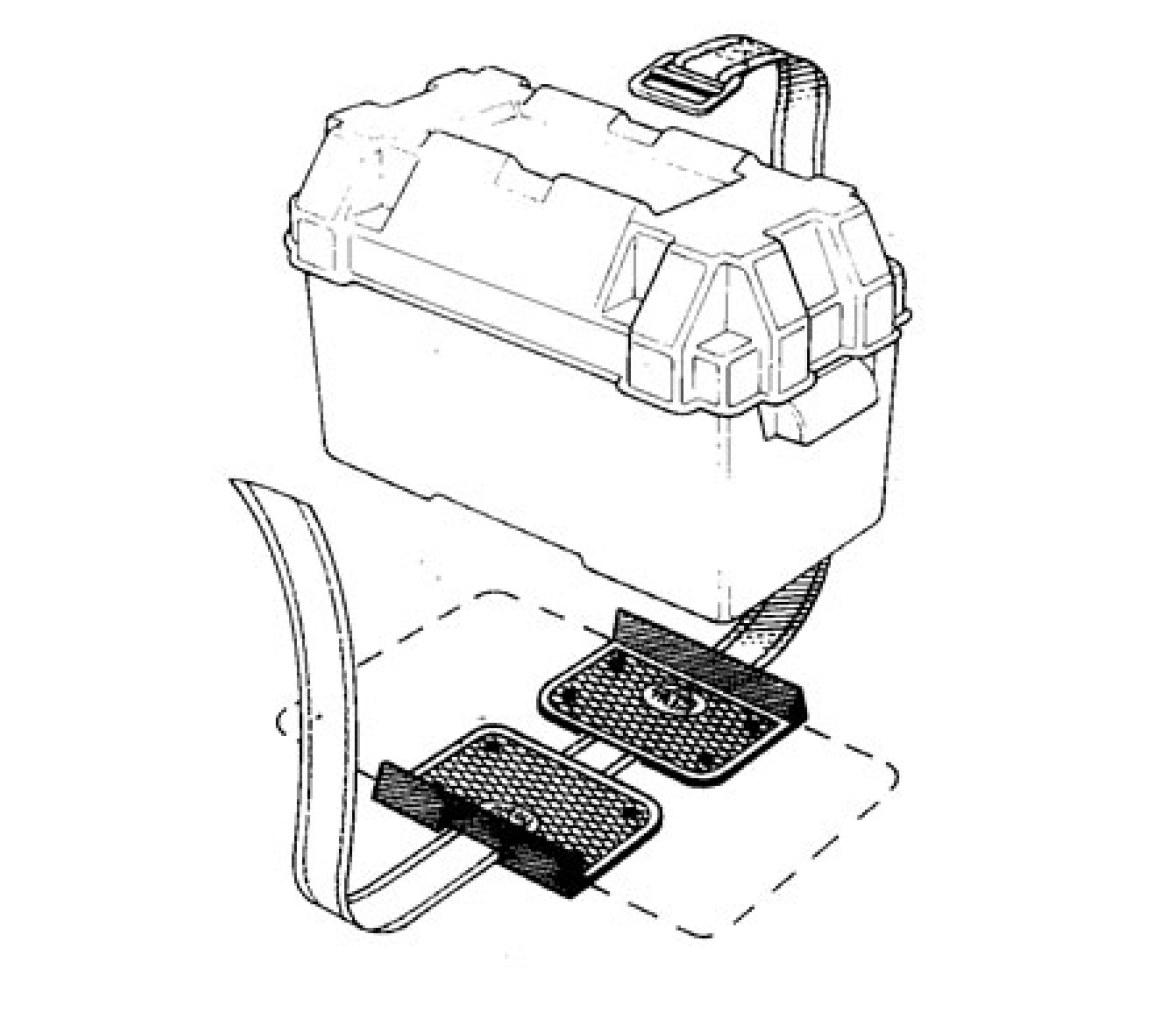 Soporte Doble Caja Baterias