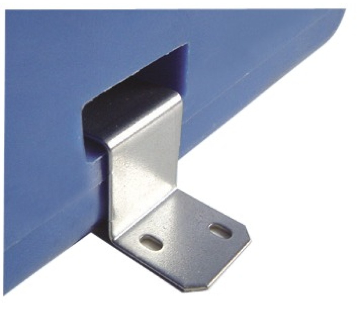 Placa Soporte Fijacion Inox para Depositos