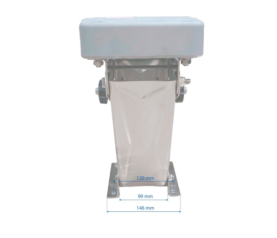 Soporte Motor Basculante Inox - Plastico 60KG