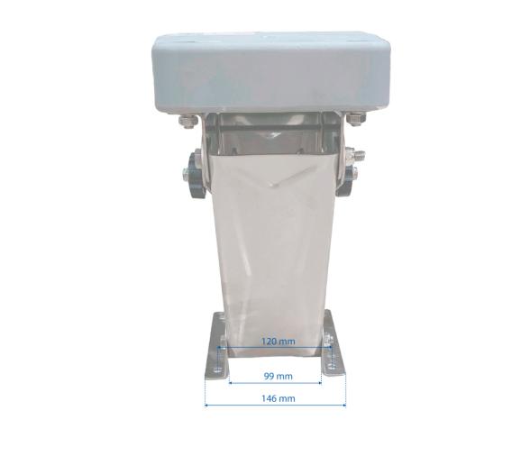 Soporte Motor Basculante Inox - Plastico 60KG