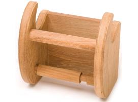 Soporte Papel Higienico Teca