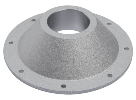 Soporte Pedestal Conico Aluminio Chorro Arena Superior