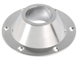 Conical aluminium support for table legs