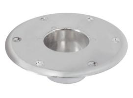 Conical aluminium support for table legs