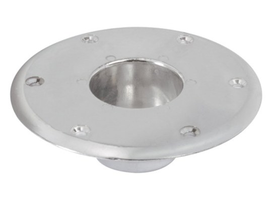 Soporte Pedestal conico aluminio inferior
