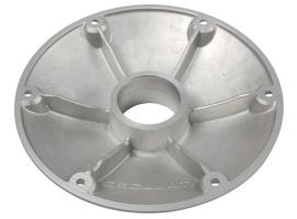 Soporte Pedestal semiesferico aluminio pulido