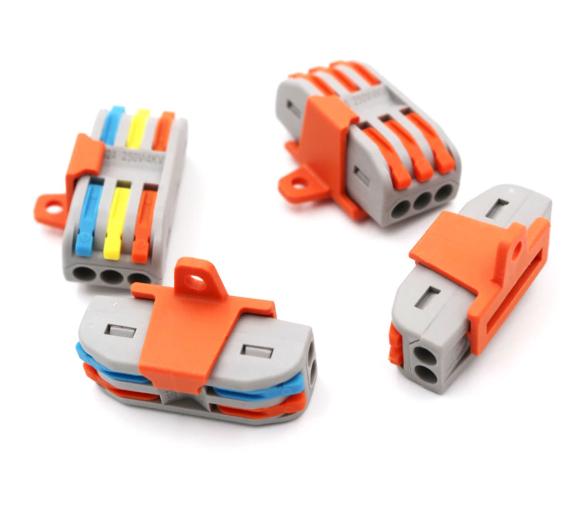 Soporte para Conectores Compactos Dobles