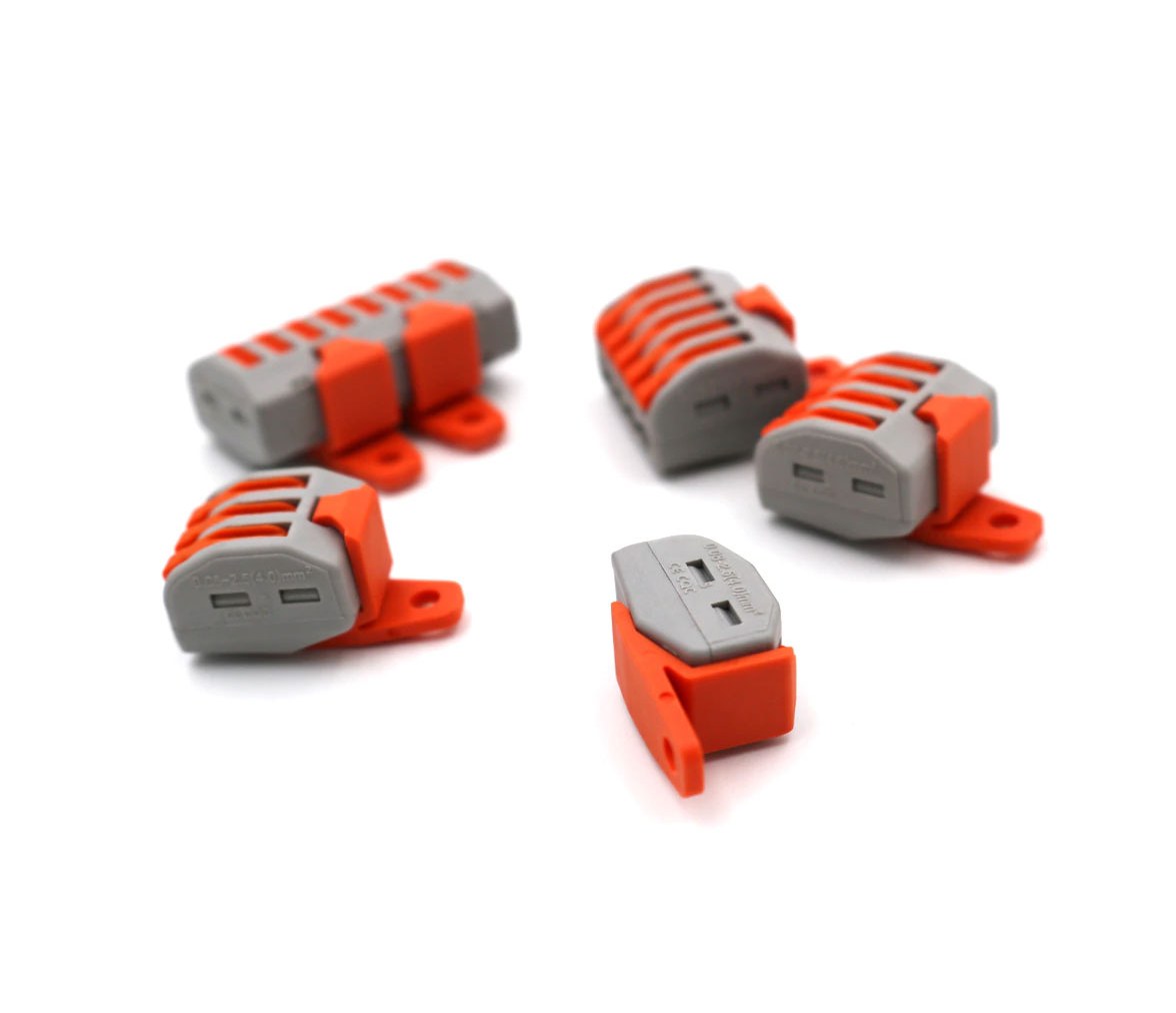 Fixed Brackets Universal Compact Wiring Connectors PCT