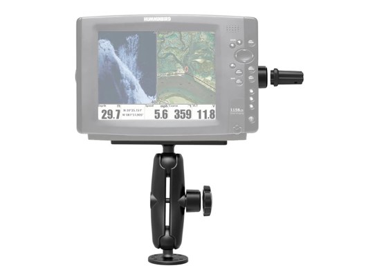 Soporte para electrónica marina RAM Pin-Lock con pomo gimbal - Tamaño C Mediano