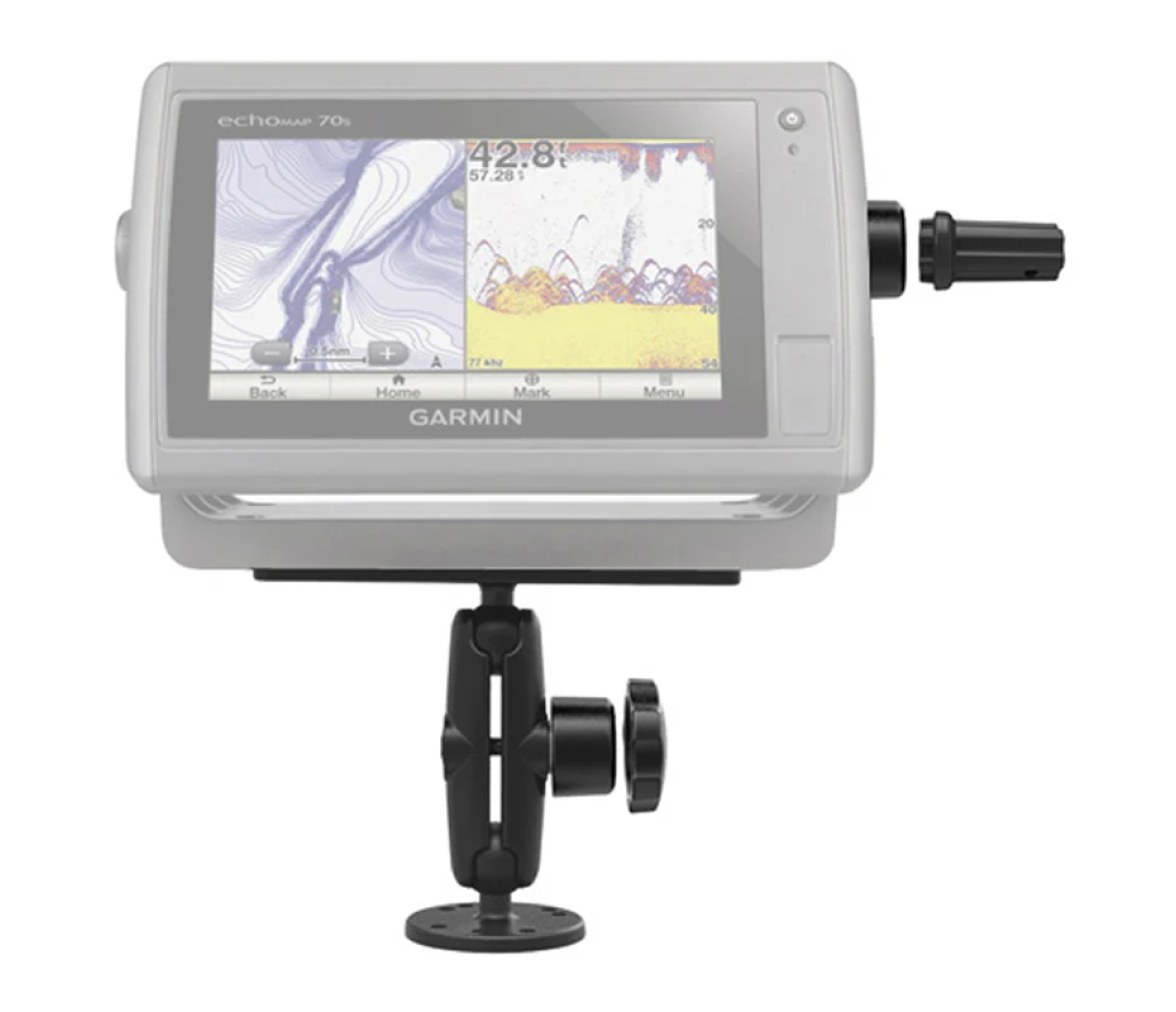 Soporte para electrónica marina RAM Pin-Lock con pomo gimbal - Tamaño B Mediano