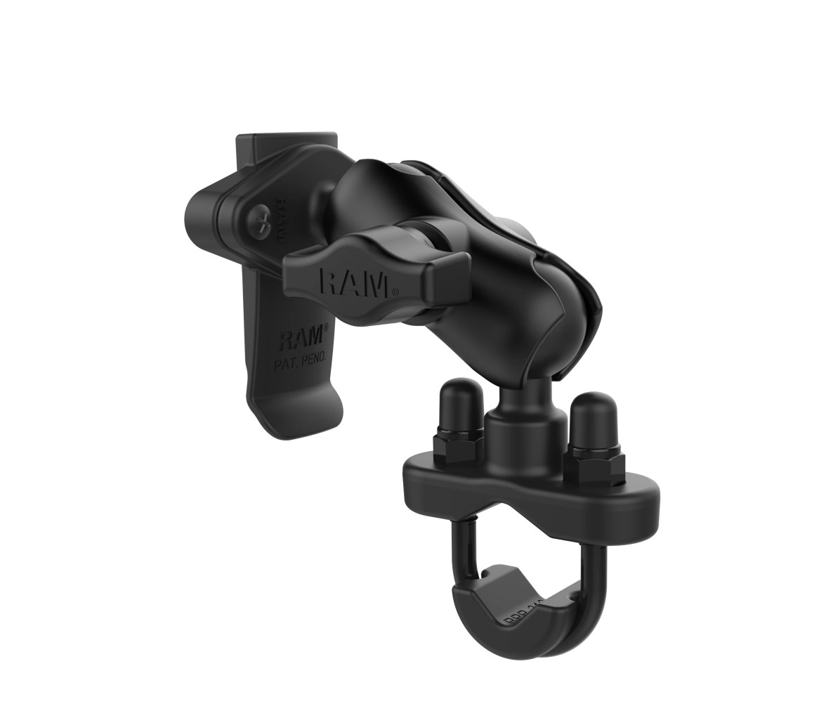 Soporte para Garmin con pinza de espina y base de manillar tipo U