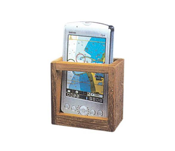 Soporte para GPS en teca